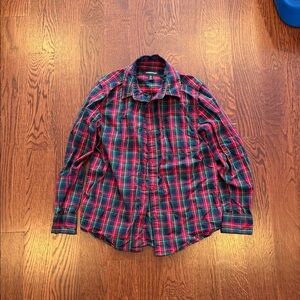 Classic Plaid boys button down Shirt